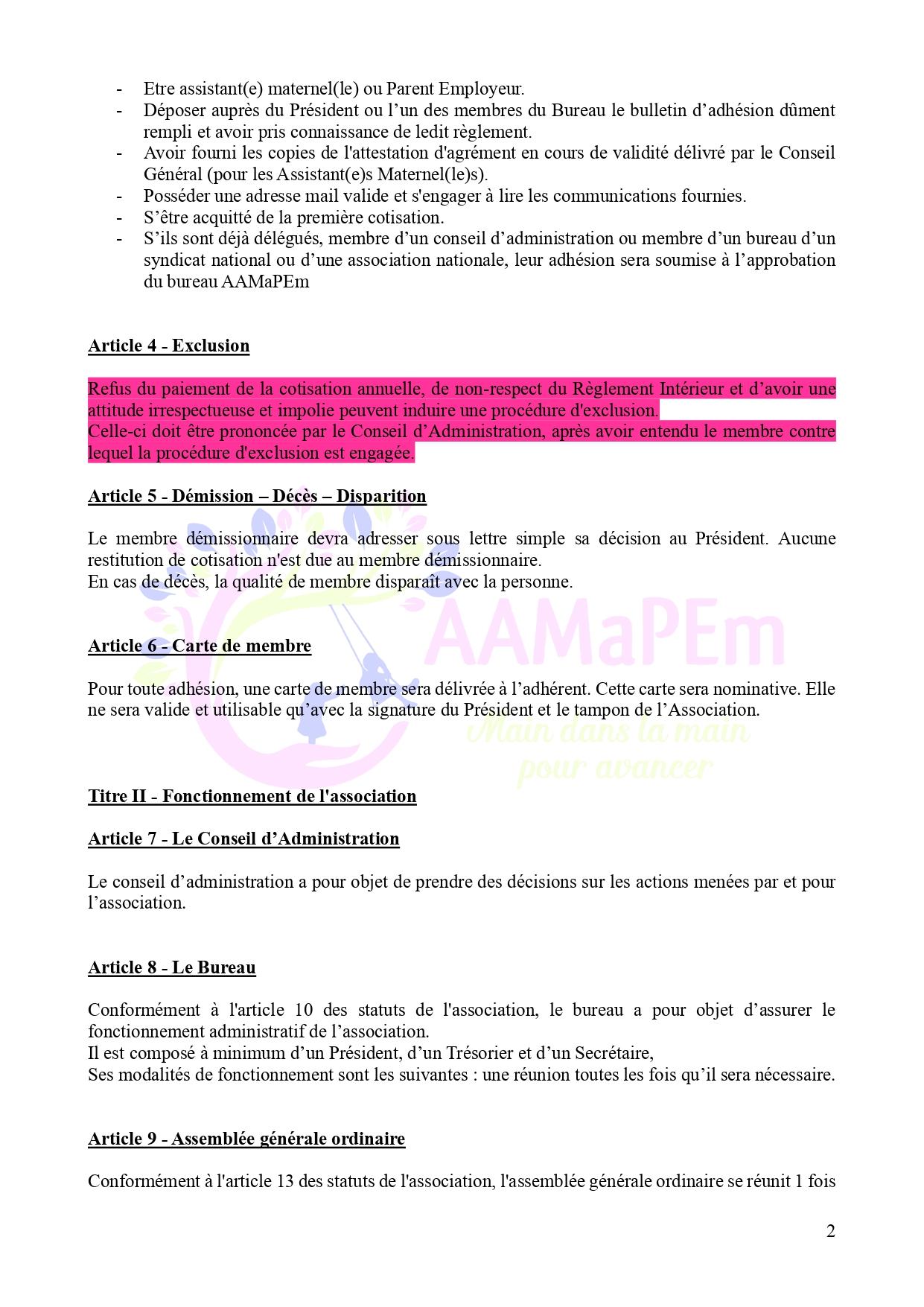 Reglement interieur 2025 aamapem page 0002